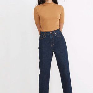 Madewell baggy tapered 'barrel' jeans in Dressler wash, Size 26